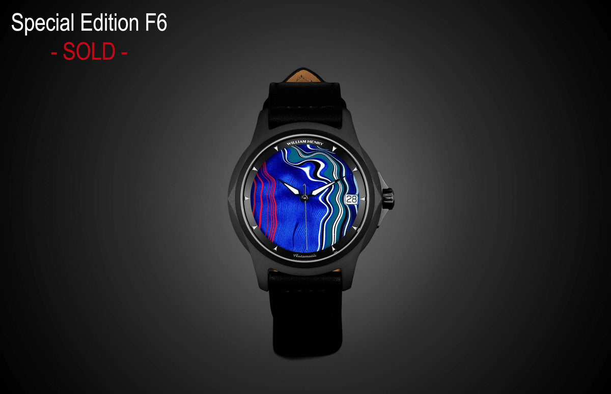 William Henry WATCH Special Edition - Fordite W1 FD BLKTI