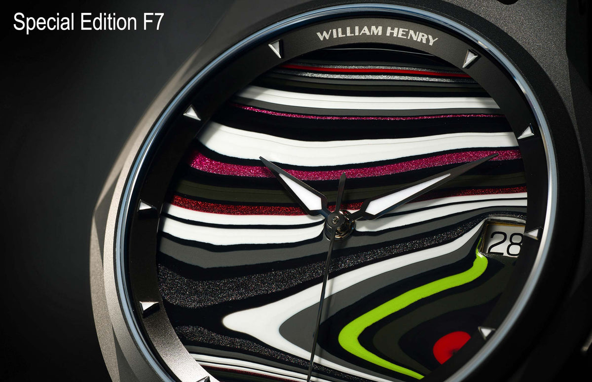 William Henry WATCH Special Edition - Fordite W1 FD BLKTI