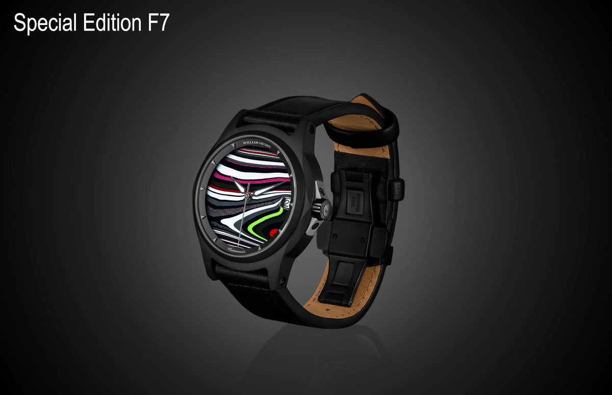 William Henry WATCH Special Edition - Fordite W1 FD BLKTI