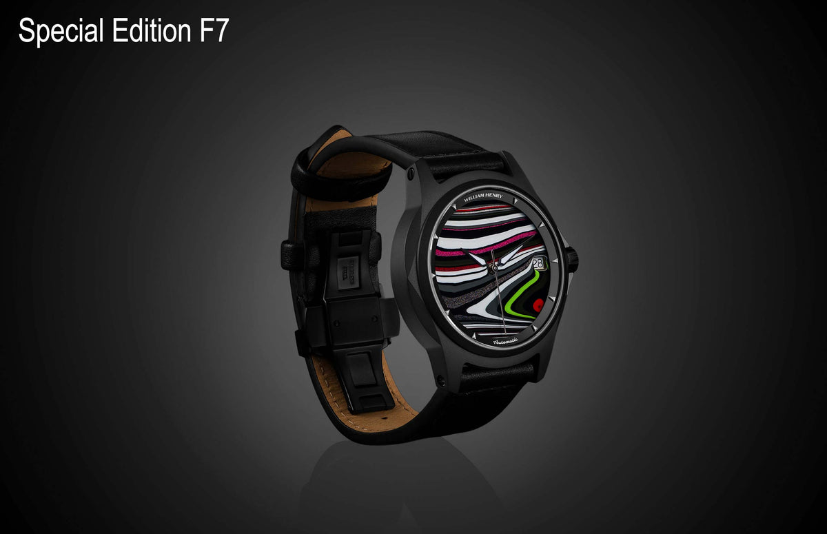 William Henry WATCH Special Edition - Fordite W1 FD BLKTI