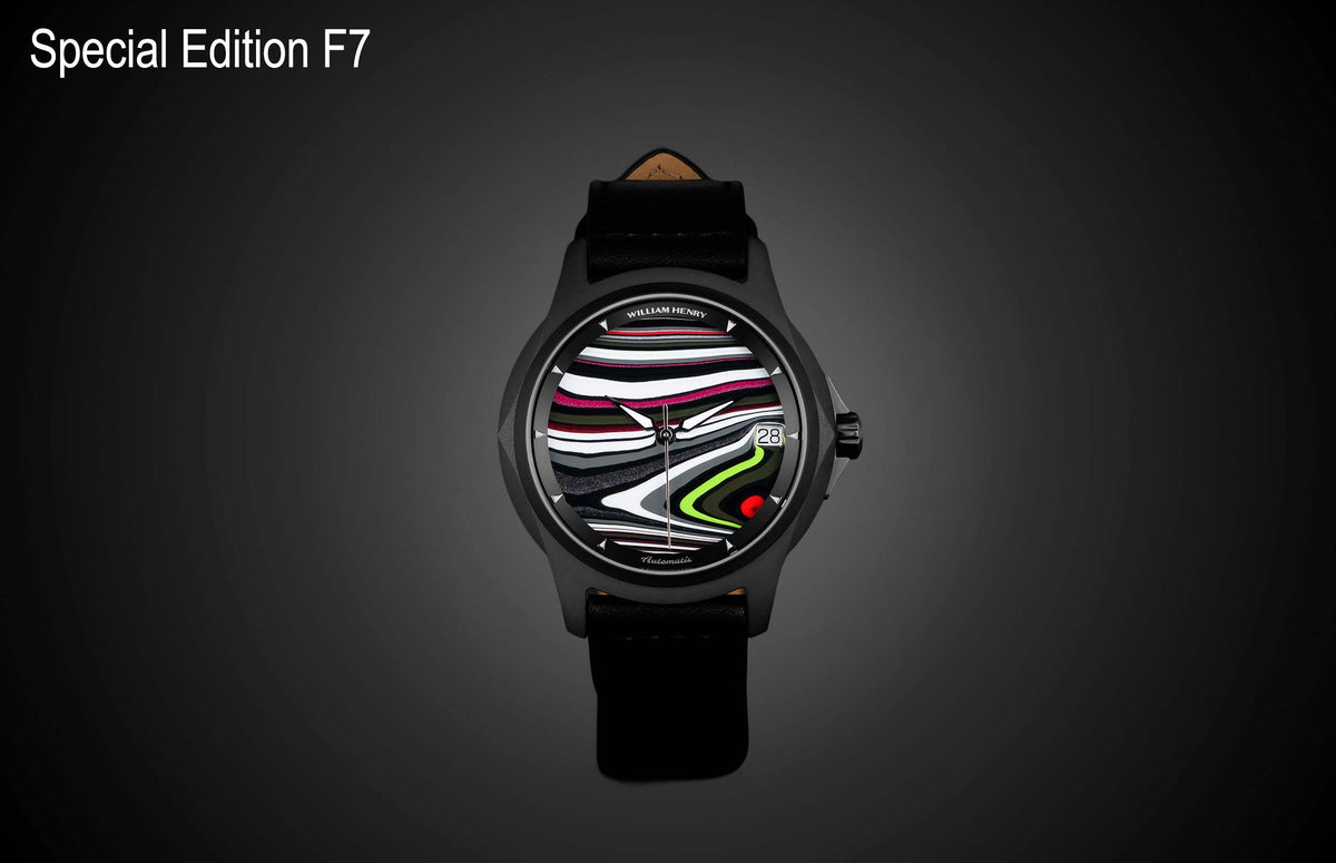 William Henry WATCH Special Edition - Fordite W1 FD BLKTI