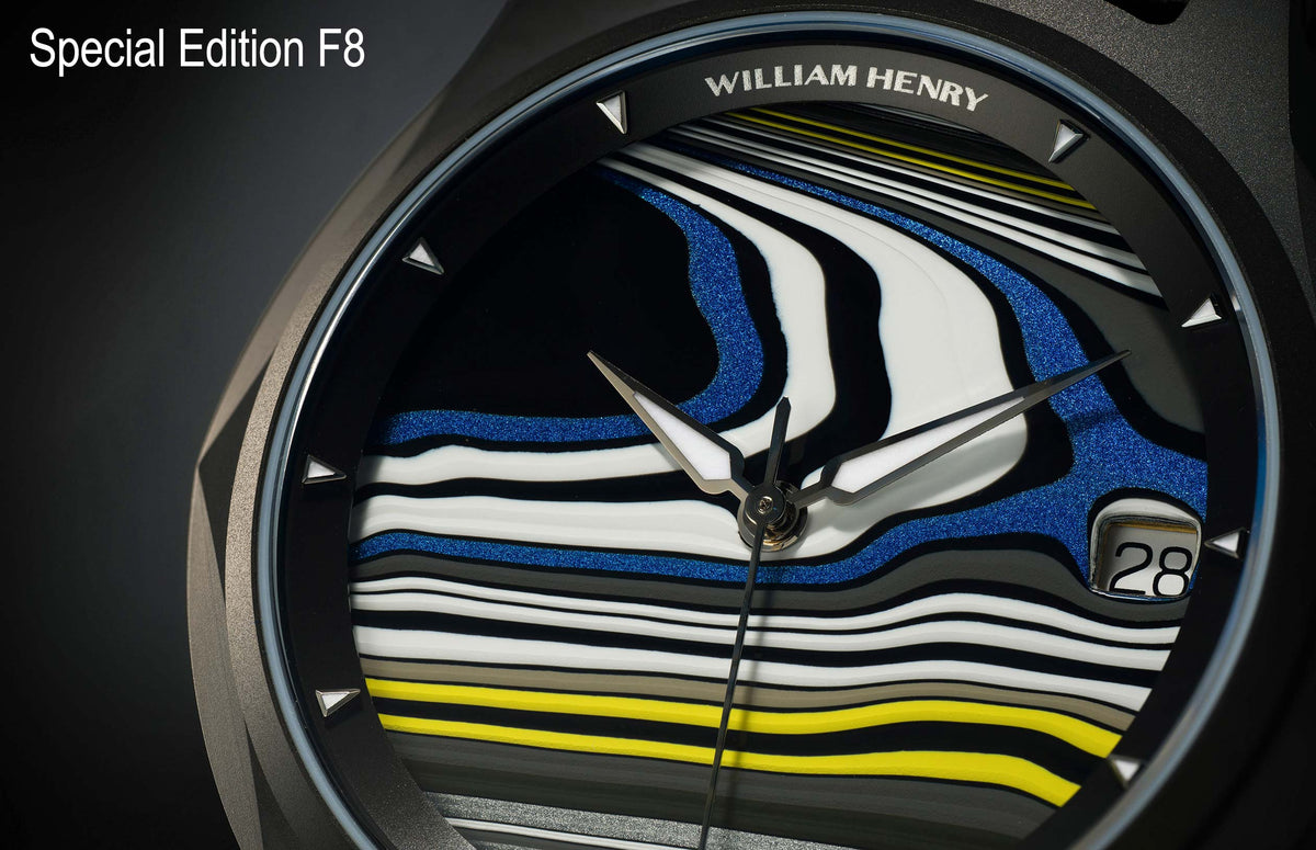 William Henry WATCH Special Edition - Fordite W1 FD BLKTI