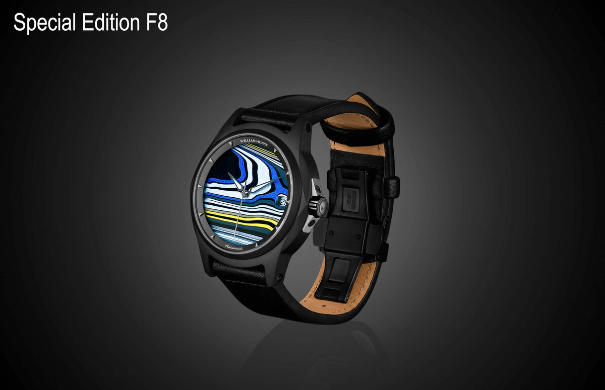 William Henry WATCH Special Edition - Fordite W1 FD BLKTI