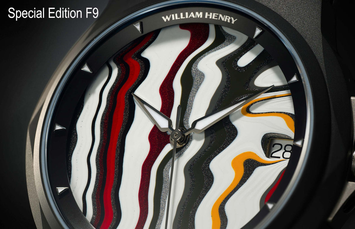William Henry WATCH Special Edition - Fordite W1 FD BLKTI