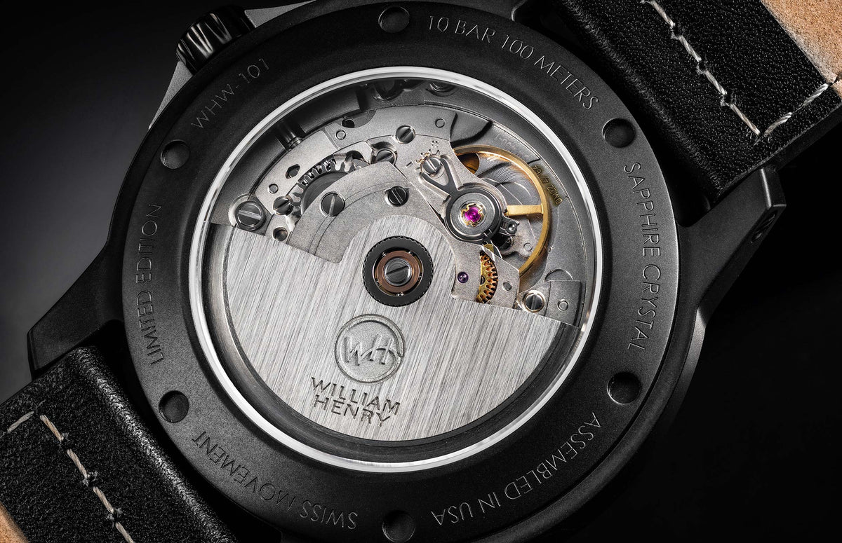 William Henry WATCH Special Edition - Fordite W1 FD BLKTI