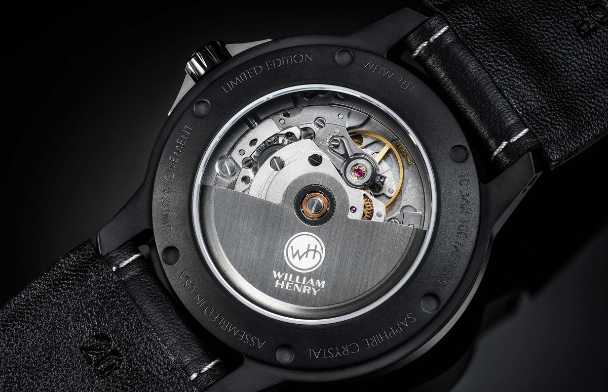 William Henry WATCH Special Edition - Fordite W1 FD BLKTI
