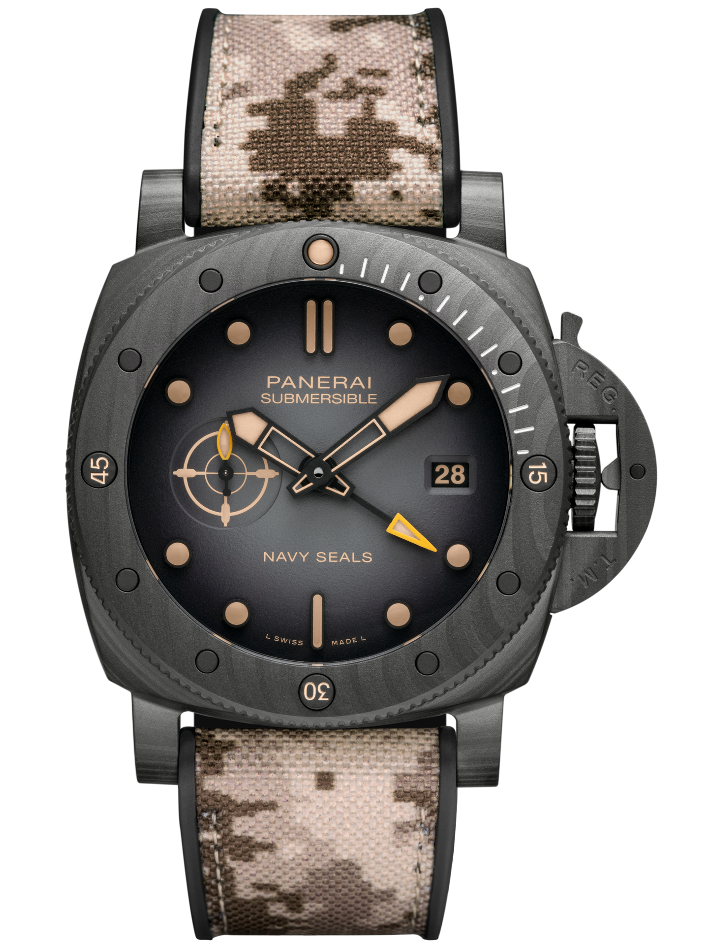 Submersible QuarantaQuattro GMT Navy SEALs Carbotech™ 44 mm