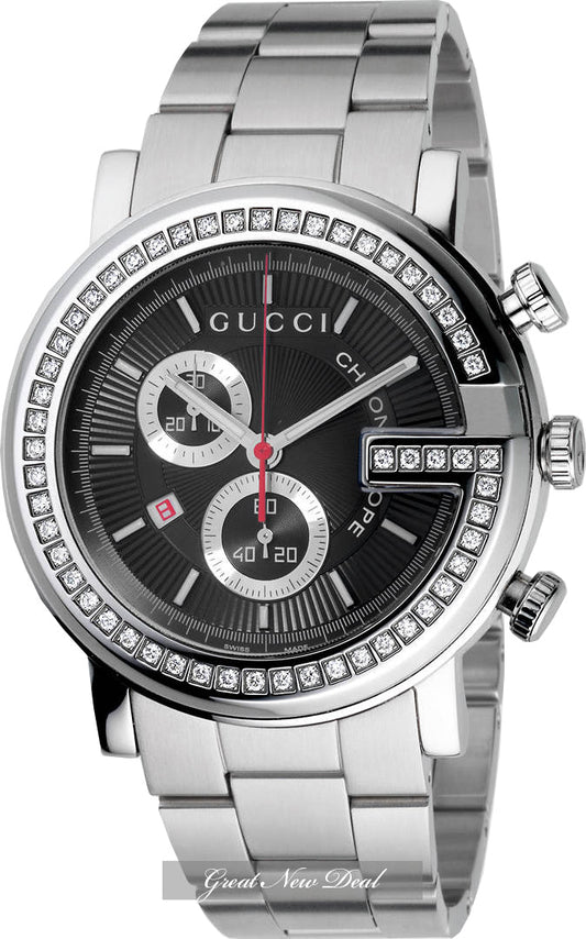 Gucci G Chrono Mens Swiss Watch Ya101324