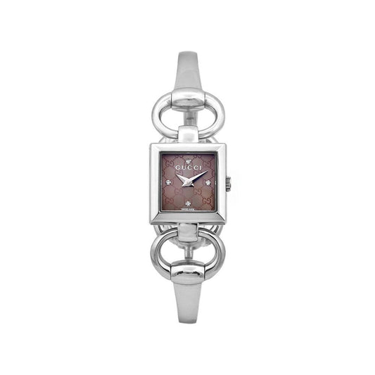 Gucci Tornabuoni Brown Diamond Ladies Watch Ya120509