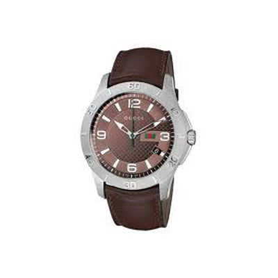 Gucci Men's Ya126219 Timeless Brown Dial Watch