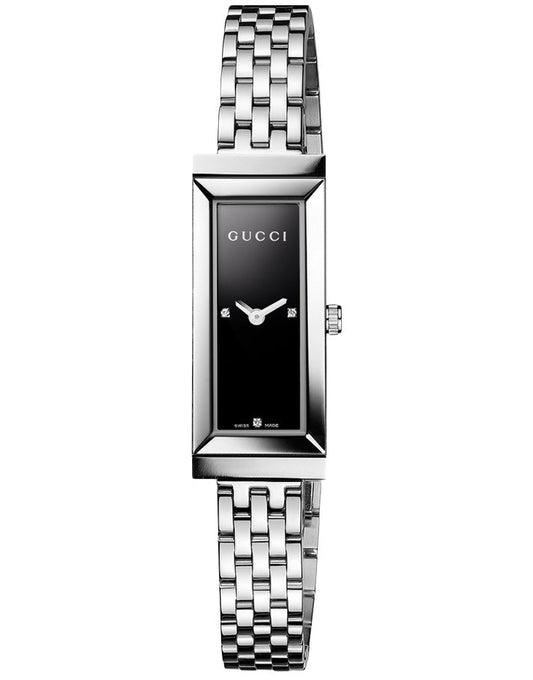 Gucci G-Frame Diamond Dial Bracelet Women Watch Ya127504