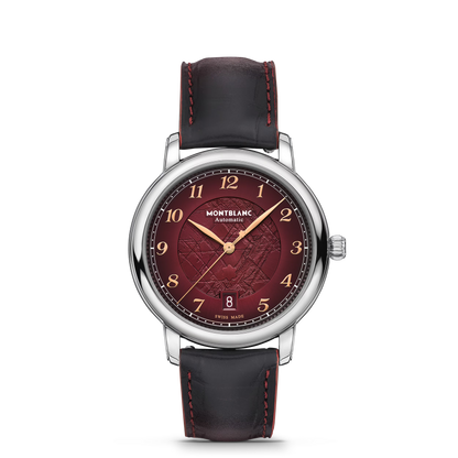 Montblanc Star Legacy Automatic 39 mm Limited Edition - 1786 pieces - Steel - Burgundy - Montblanc® US MB133243