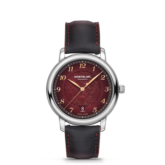 Montblanc Star Legacy Automatic 39 mm Limited Edition - 1786 pieces - Steel - Burgundy - Montblanc® US MB133243