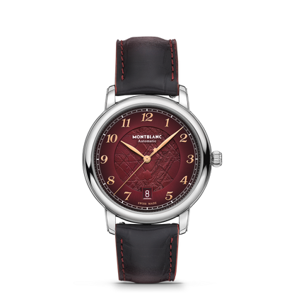 Montblanc Star Legacy Automatic 39 mm Limited Edition - 1786 pieces - Steel - Burgundy - Montblanc® US MB133243