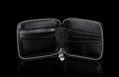 William Henry LEATHER Zipper Bi-Fold ZBF