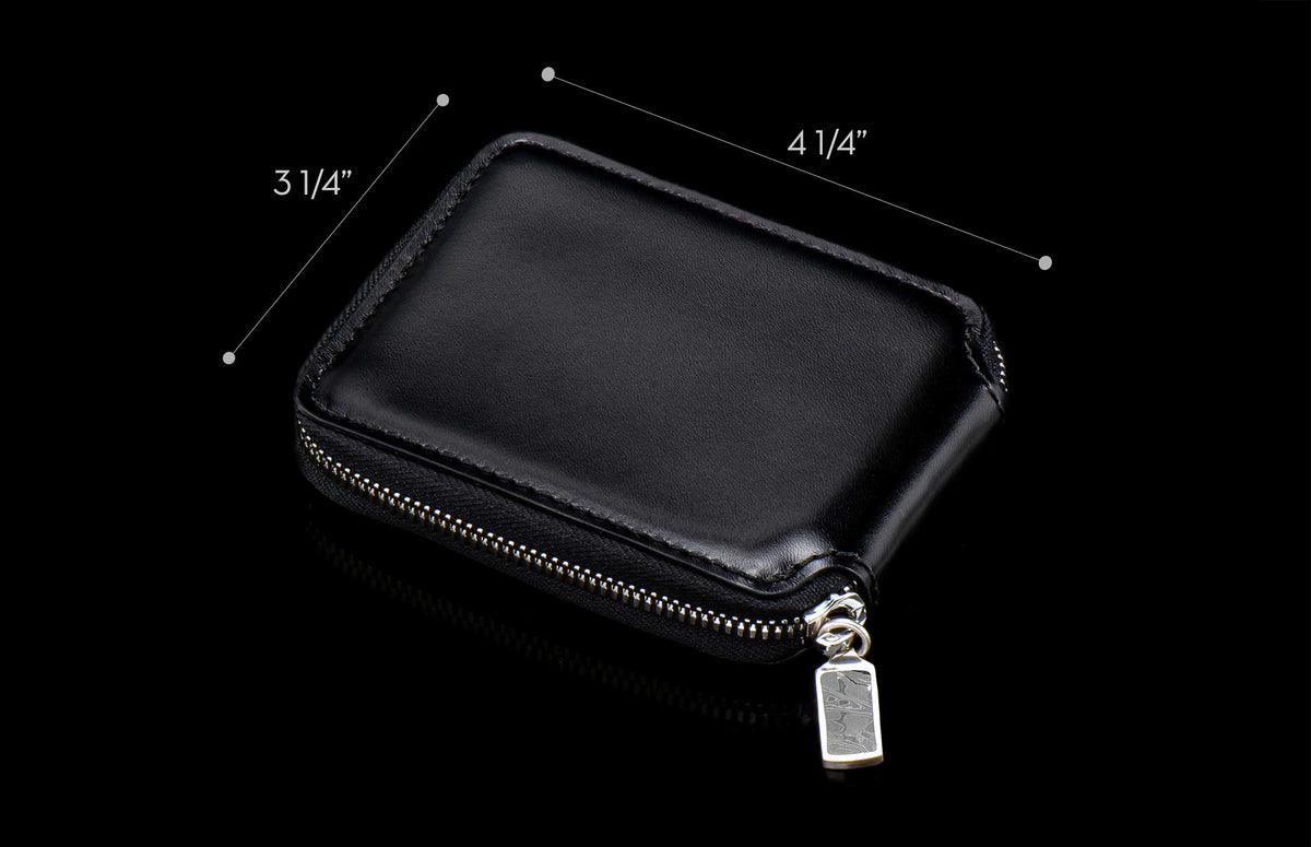 William Henry LEATHER Zipper Bi-Fold ZBF