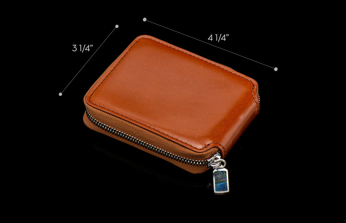 William Henry LEATHER Zipper Bi-Fold ZBF