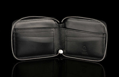 William Henry LEATHER Zipper Bi-Fold ZBF