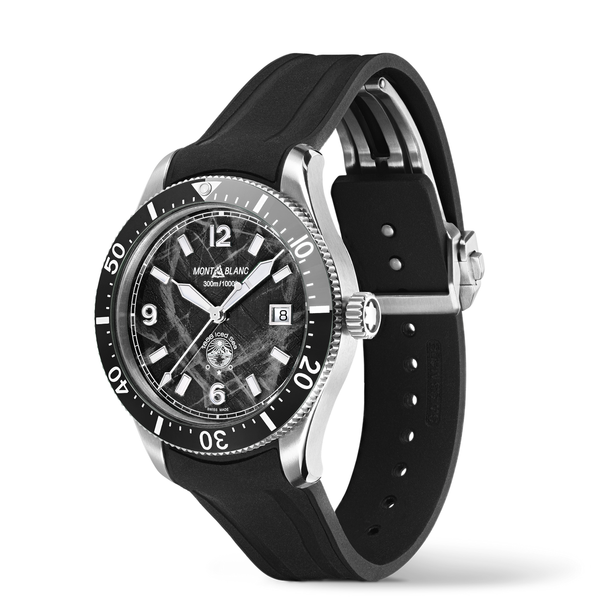 Montblanc Iced Sea Automatic Date - Steel - Ceramic - Black - Montblanc® US MB129372