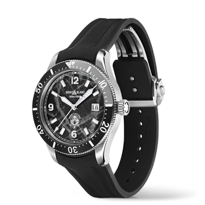 Montblanc Iced Sea Automatic Date - Steel - Ceramic - Black - Montblanc® US MB129372